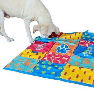 The Busy Blanket Dog Snuffle Mat Treat Sheet Snuffle Mat for All Breeds & Sizes